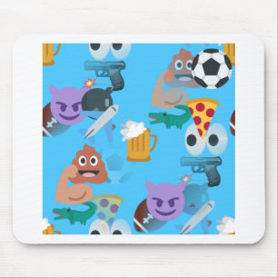 boy emoji mouse pad