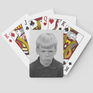 Boy Facial Expressions Playing Cards