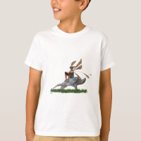Boy Fairy Riding On Turtle Children's T-Shirt