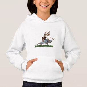 Boy Fairy Riding On Turtle Child's Hoodie