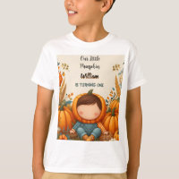 Boy Farm Kids Our Little Pumpkin Is Turning One