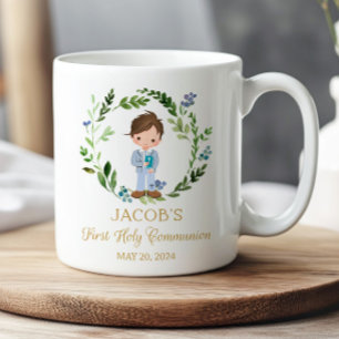 Boy First Communion Mug Religious Favors