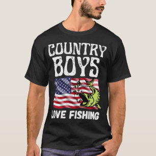 Boy Fishing Off the Moon - White T-Shirt