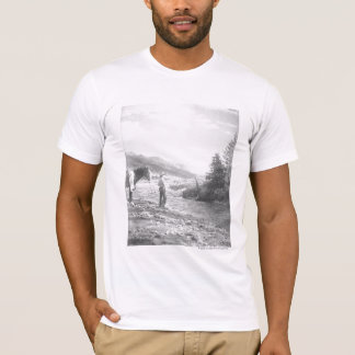 Boy fly fishing. T-Shirt