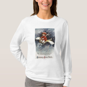 Boy Flying Make-Shift Aeroplane T-Shirt