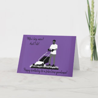 Boy Gardener Birthday Card