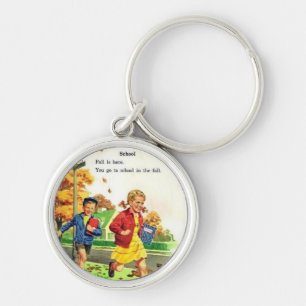 Boy & Girl Back to School Key Ring