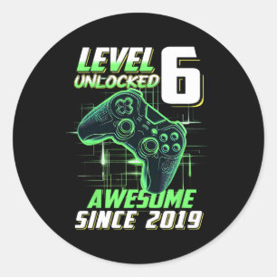 Boy Girl Birthday  Classic Round Sticker