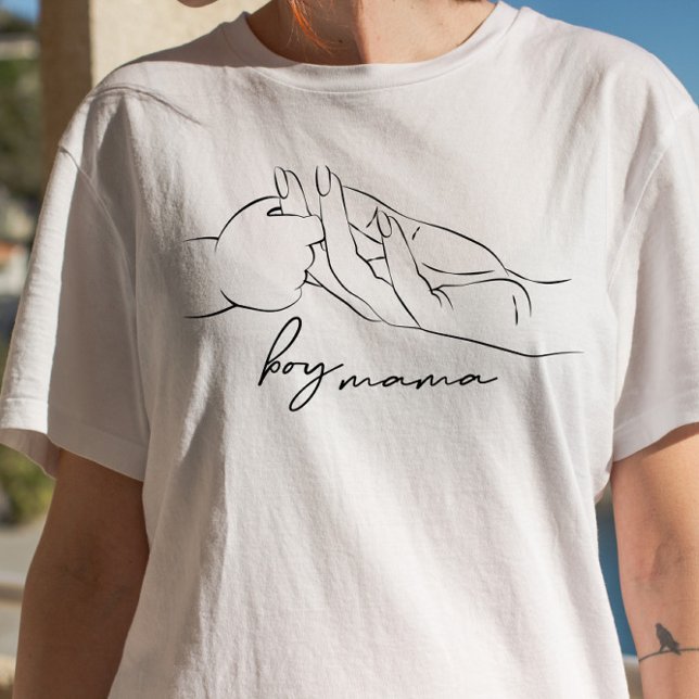 Boy / Girl Mama Custom Text T-Shirt (Creator Uploaded)