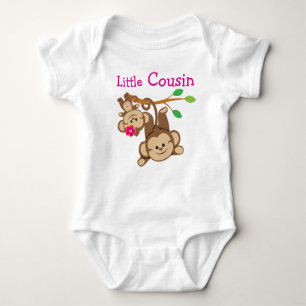 Boy, Girl Monkeys Little Cousin Baby Bodysuit