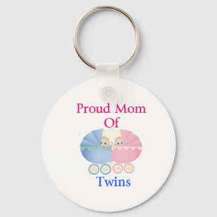 Boy/Girl Twins Key Ring