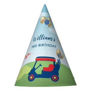 Boy Golf Theme 3rd Birthday Party  Party Hat