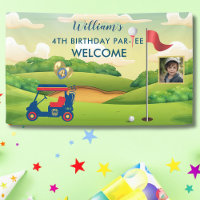 Boy Golf Theme Photo 4th Birthday Party