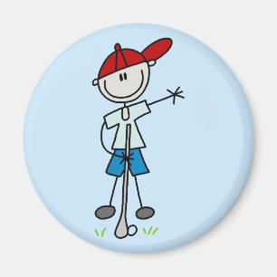 Boy Golfer Tshirts and Gifts Magnet