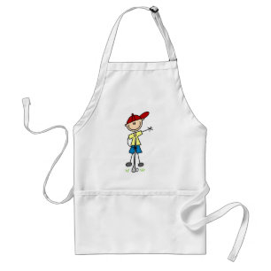 Boy Golfer Tshirts and Gifts Standard Apron