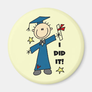 Boy Graduate Magnet