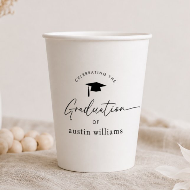 Boy Graduation Celebration Paper Cups (Creator Uploaded)