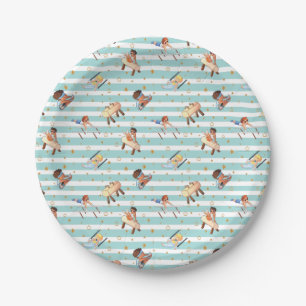 Boy Gymnast - Rings Parallel Bars Pommel Horse  Paper Plate