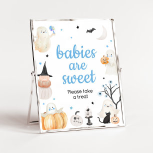 Boy Halloween Little Boo Babies are Sweet Poster