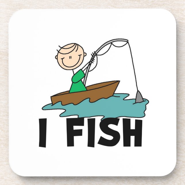 Boy I Fish Coaster (Front)