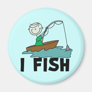 Boy I Fish Magnet