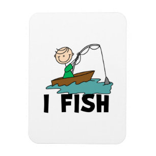 Boy I Fish Magnet