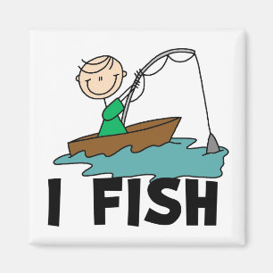 Boy I Fish Magnet
