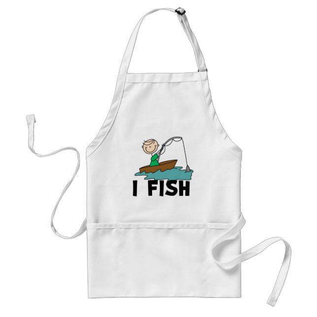 Boy I Fish Standard Apron (Front)