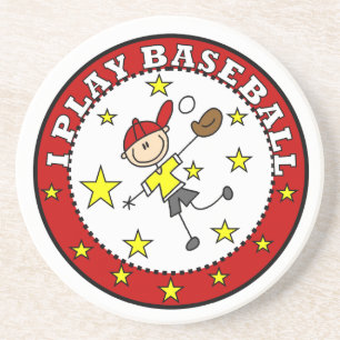 Boy I Play Baseball T-shirts and Gifts Coaster