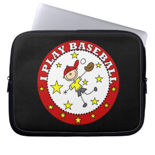 Boy I Play Baseball T-shirts and Gifts Laptop Sleeve