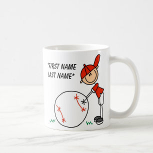 Boy I'm Six Baseball Customisable Mug