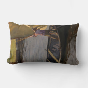 Boy in a Sailboat (by Magnus Enckell) Lumbar Cushion