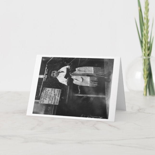 Boy in Prayer Shawl During Jewish New Year Holiday Card (Front)