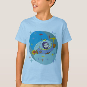 Boy in Space Ship Tshirts and Gifts