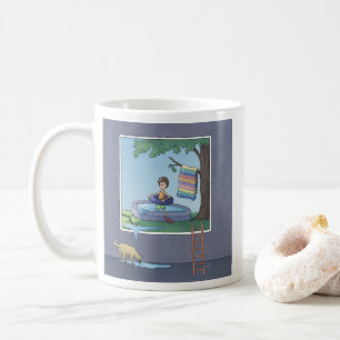 Boy in the kiddie pool Coffee Mug
