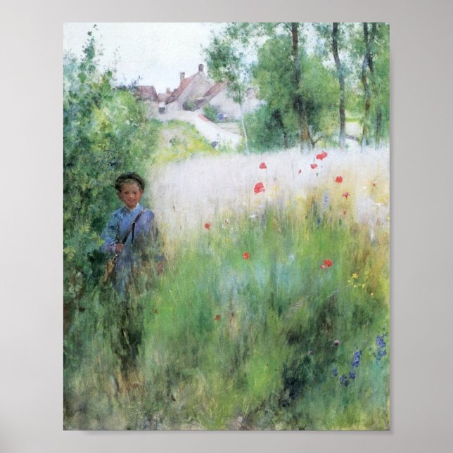 Boy in the Meadow Poster (Front)