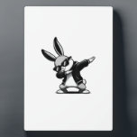 Boy Kid Easter Day Dabbing Bunny Rabbit Hip Hop Ea Plaque<br><div class="desc">Boy Kid Easter Day Dabbing Bunny Rabbit Hip Hop Easter Baket T-Shirt</div>