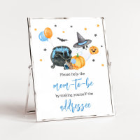 Boy Little Boo Ghost Baby Shower Envelope Station