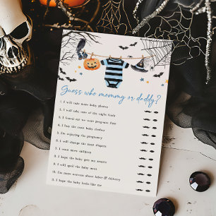 Boy Little Boo Halloween Guess Who Mummy or Daddy