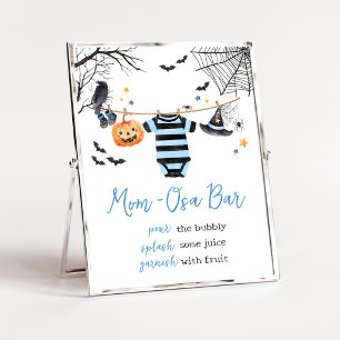 Boy Little Boo Halloween Mum Osa Bar Sign