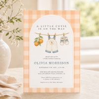 Boy Little Cutie Clothesline Baby Shower