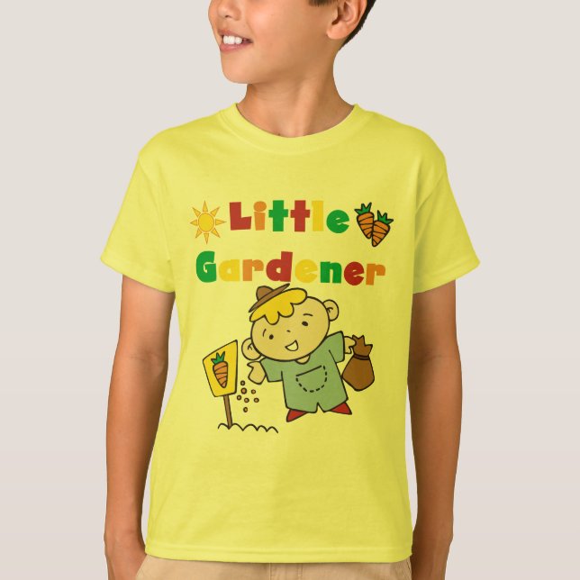 Boy Little Gardener Tshirts and Gifts (Front)