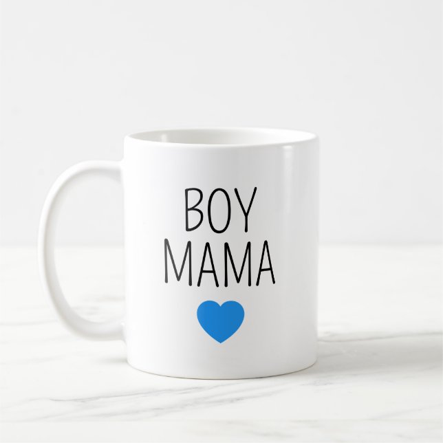 Boy Mama Mug, Mum of Boys Mug, Mum Mug with Names, (Left)