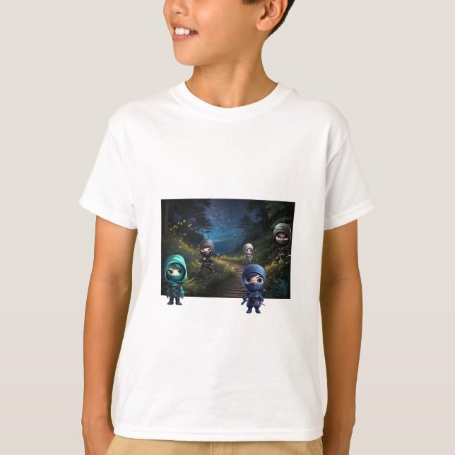 Boy ninja  T-Shirt (Front)