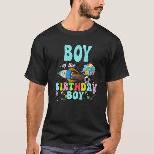 Boy Of The Birthday Astronaut Boy Space Party   T-Shirt