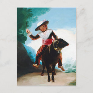 Boy on a Ram Francisco José de Goya Postcard
