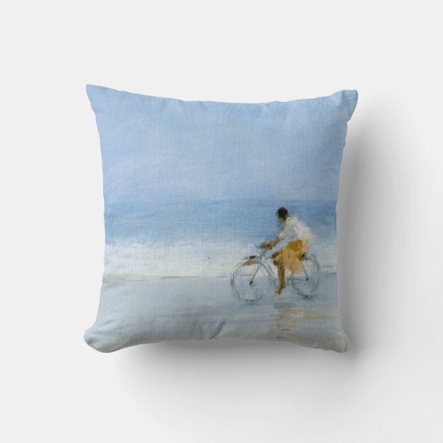 Boy on Bicycle  2 Cushion (Front)