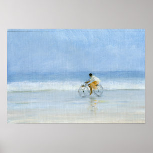 Boy on Bicycle 2 Poster