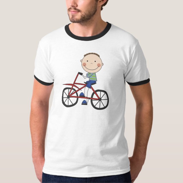 Boy on Bicycle Tshirts and Gifts (Front)
