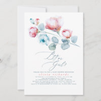 Boy or Girl Floral Gender Reveal Baby Shower